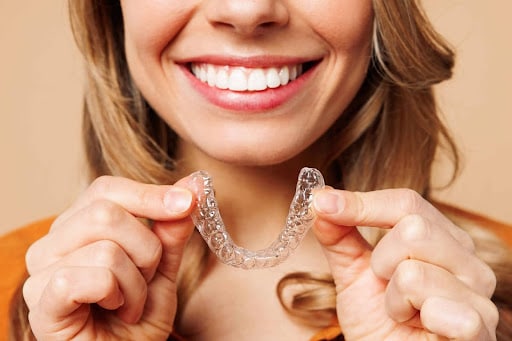 Invisalign orthodontic treatment, clear aligners for straight teeth